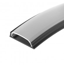 Профиль ARH-BENT-W18-2000 ANOD BLACK (Arlight, Алюминий)  039588  Arlight