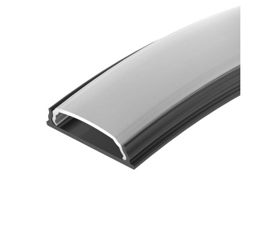 Профиль ARH-BENT-W18-2000 ANOD BLACK (Arlight, Алюминий)  039588  Arlight