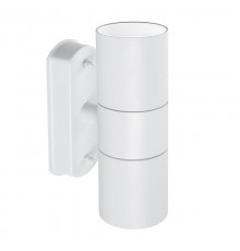 Светодиодный светильник аритектурный 230V 2*GU10, DH0704, белый (на стену)  11673  FERON