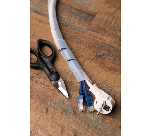 Лента спиральная монтажная SWB-19 D=19мм, d=15мм (рулон 10м) EKF PROxima  plc-swb-19  EKF