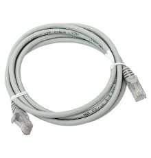 Патч-корд TERACOM PRO Cat.6 неэкранированный UTP оболочка LSZH серый (2,0м)  TRP-6UTP-LSH-2M-GY  EKF