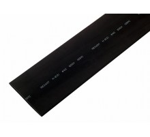 Термоусадочная трубка 40,0/20,0 мм, черная, упаковка 10 шт. по 1 м  24-0007  REXANT