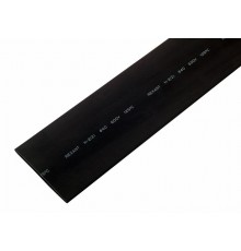 Термоусадочная трубка 40,0/20,0 мм, черная, упаковка 10 шт. по 1 м  24-0007  REXANT