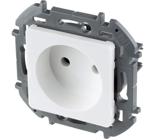 Inspiria Белый Розетка без заземления С/У без рамки  673710  Legrand