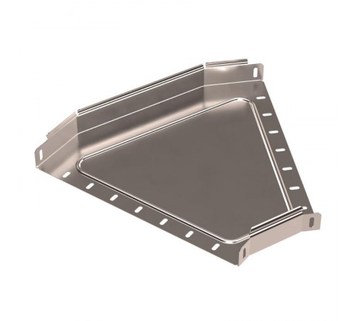 Угол горизонтальный 45 градусов Стандарт INOX (AISI 409) 400х50  PR16.3476  Промрукав