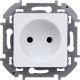 Inspiria Белый Розетка без заземления С/У без рамки  673710  Legrand