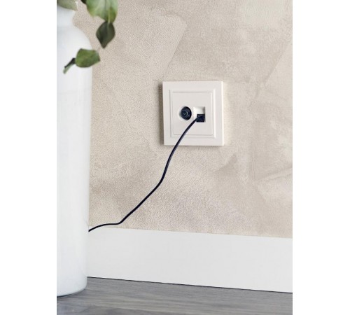 BRITE Розетка двойная TV+RJ45 кат.5E РТВ/РК12-БрЖ жемчужный   BR-AK20-1-K36  IEK