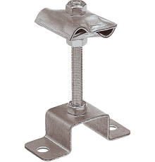 Держатель-зажим соединительный круглого проводника 8-10 мм опорный, оцинк.91073Ezetek