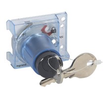 Цилиндровый замок Ronis - DPX3 160/250 - для электродвигательного привода, устанавливаемого сбоку  421065  Legrand