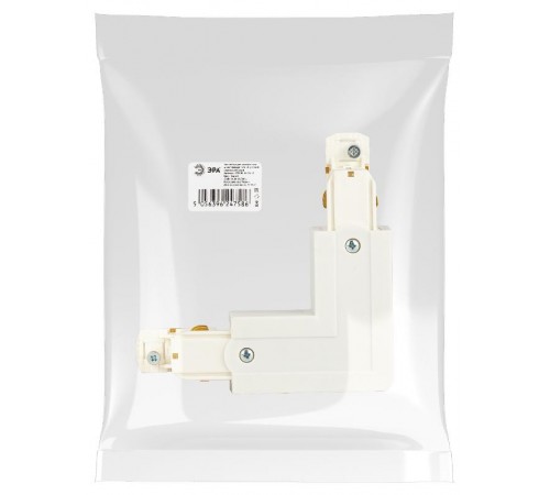 Коннектор для трехфазного шинопровода STR-30-W-CN-LE типа LE угловой наружный белый  Б0049698  ЭРА