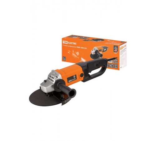 Угловая шлифмашина УШМ 1800/230, мощ. 1800 Вт, диск 230 мм, 6500 об/мин, шнур 3 м, "Рубин"  SQ1080-0107  TDM