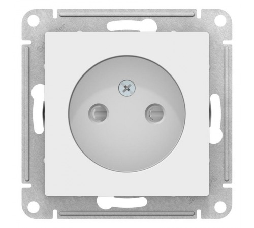 AtlasDesign Лотос Розетка без заземления со шторками, 16А, механизм  ATN001349  SE