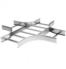 Ответвитель Х-образный 100х200 R300, цинк-ламельный  LX1302ZL  DKC