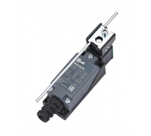 Концевой вык. метал. 1НО1НЗ Вращающийся стержень регулируемой длины  34002DEK  DEKraft