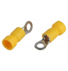 Наконечник кольцевой ЭРА NO-225-24 НКИ 6.0-4 с изолированным фланцем (упаковка 10 шт.)   Б0063323  ЭРА