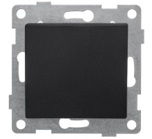 Bravo Выключатель 1кл. самовозвратный, СУ , 10А, 250В, графит  С10В6-010  GUSI Electric