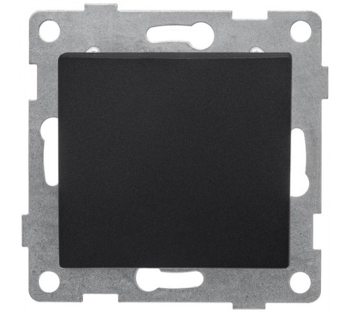 Bravo Выключатель 1кл. самовозвратный, СУ , 10А, 250В, графит  С10В6-010  GUSI Electric