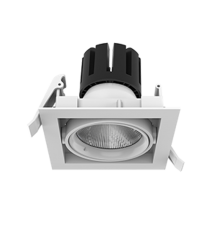 Cветильник светодиодный DL-TETRIS поворотный 35° 165*165*140mm 25W 3000K IP20 DALI  V1-R0-00424-10D01-2002530  VARTON