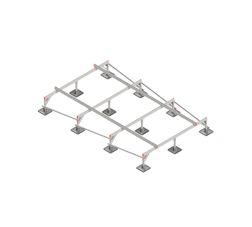 Опорная конструкция для установки оборудования TECHNORAPTOR STEELFOOT 2500х4000 HD  KM-TR-STF-SSEI-2500-4000 HD  КМ - профиль