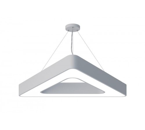 Светильник светодиодный Geometria Delta SPO-154-W-40K-042 42Вт 4000К 2300Лм IP40 800*800*80 белый подвесной  Б0050580  ЭРА