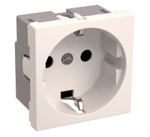 РКС-20-30-П-К Розетка с з/к 2к 2 модуля (белая)  CKK-40D-RSZB2-K01-K  IEK