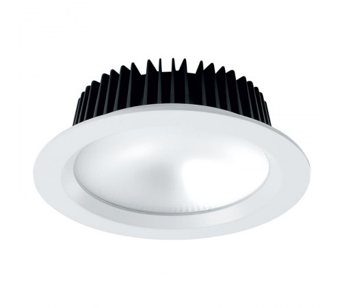 Светильник встраиваемый светодиодный даунлайт 40W, 3200Lm, 4000K, 90 градусов, белый, AL265 с др-ром в/компл  41619  FERON