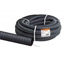 Труба гибкая гофрированная FRHF 32мм с протяжкой легкая (50 м)  SQ0413-1032  TDM