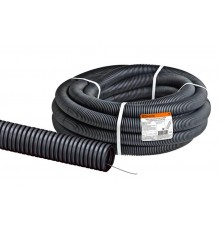 Труба гибкая гофрированная FRHF 32мм с протяжкой легкая (50 м)  SQ0413-1032  TDM