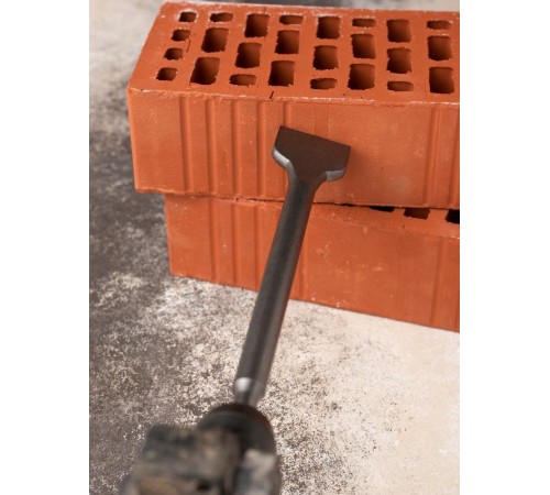 Зубило плоское широкое SDS-plus 40х250 мм EKF Master  ch-40-250-ms  EKF