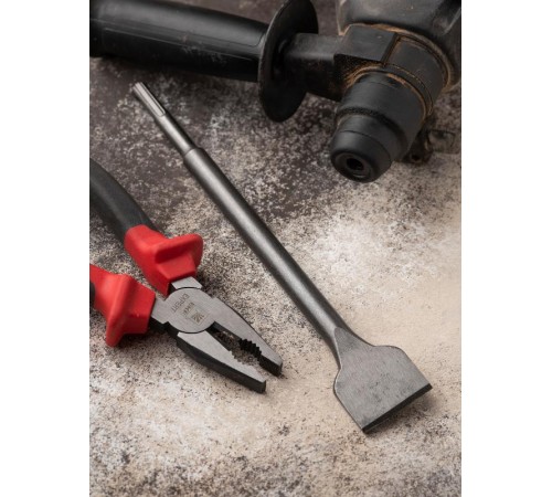 Зубило плоское широкое SDS-plus 40х250 мм EKF Master  ch-40-250-ms  EKF