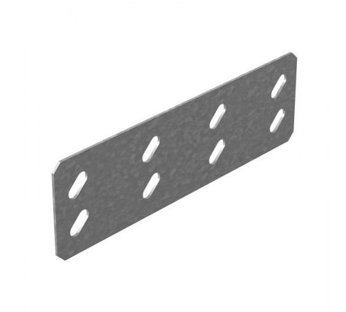 Соединительная планка универсальная для лотка высотой 50 мм, толщ. 1,2 мм, Сендзимир цинк  СПУ-50-1,2-СЦ  OSTEC