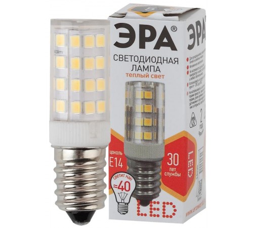 Лампа светодиодная LED T25-5W-CORN-827-E14 (диод, капсула, 5Вт, тепл, E14) Б0033030  ЭРА