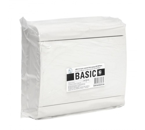 Щит распределительный ЩРН-П-10 (пром. упаковка) белая дверца IP41 Basic  pb-n-10w-bas  EKF