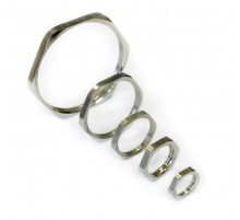 Гайка латунная плоская ГП М 25х1,5  zeta30707  ГОФРОМАТИК