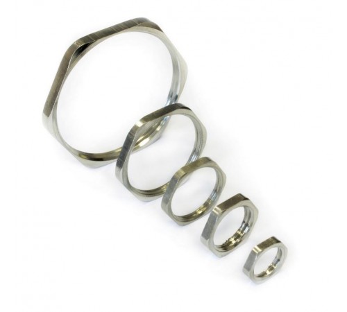 Гайка латунная плоская ГП М 22х1,5  zeta30705  ГОФРОМАТИК