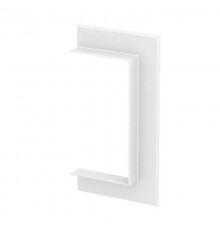 Настенная стыковая рамка кабельного канала Rapid 80 90x170 мм (алюминий,белый) (G-AWAO90170RW)  6279000  OBO Bettermann
