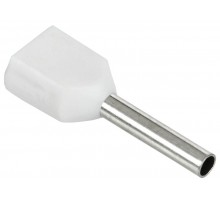 Наконечник НШВИ(2) 0,75-10 белый (20шт/упак)  UTE10-4-D2-1-100  IEK