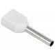 Наконечник НШВИ(2) 0,75-10 белый (20шт/упак)  UTE10-4-D2-1-100  IEK