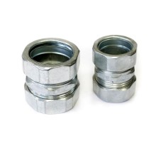 Адаптер цанговый (труба-труба) из оцинкованной стали d25 мм внеш.  IP43 (4 шт/уп)  PR08.23873  Промрукав