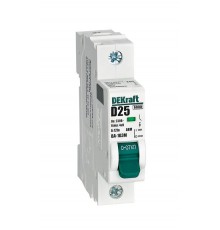 Выключатель автоматический без теплозащиты однополюсный ВА-103М 1P 25А характеристика D 6кА  12540DEK  Dekraft