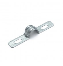 Скоба металлическая двухлапковая усиленная противопожарная СМДУ d10-11 мм (100 шт/уп) Промрукав  PR13.02409  Промрукав