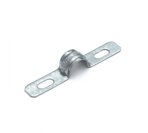 Скоба металлическая двухлапковая усиленная противопожарная СМДУ d10-11 мм (100 шт/уп) Промрукав  PR13.02409  Промрукав