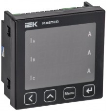 Амперметр цифр. щит. 3-ф. RS-485 96х96 LED MASTER  MI-DA21-6-3-1-LED  IEK
