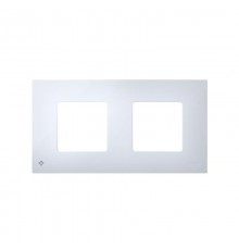 Simon 27 Накладка декоративная на рамку базовую, 2 поста, антибактериальная функция, S27 Play, белый  2700627-060  Simon