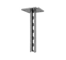 Подвес потолочный СТРАТ 41х21х1400, толщ. 2,5 мм, гор. цинк, 375814  ППС-41х21х1400-2,5-ГЦ   Ostec