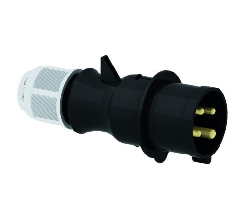 Вилка кабельная 16A 4p 500V 7h IP44 черная I 21006-TLS-Bals I Bals