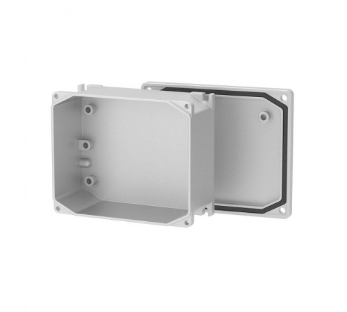 Коробка распределительная алюминиевая окрашенная,IP66, RAL9006, 128х103х55мм  65301  DKC