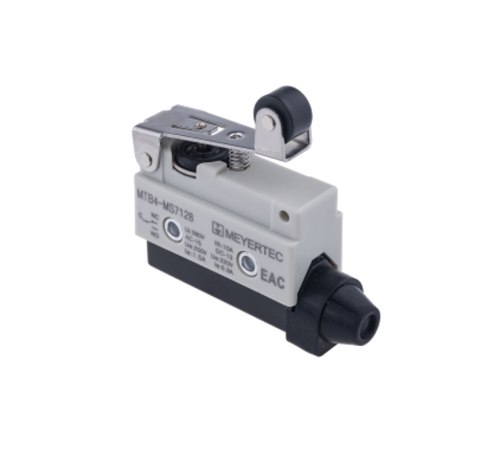 Выключатель концевой, NO+NC, IP54,рычаг с роликом, укороченный MTB4-MS7128  54264  ОВЕН