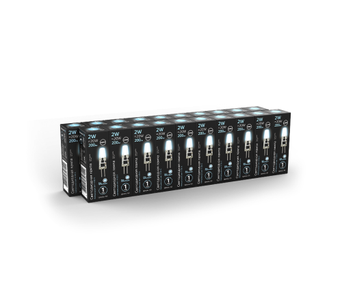 Лампа светодиодная LED 2Вт G4 AC220-240В 4100К  107707202  Gauss