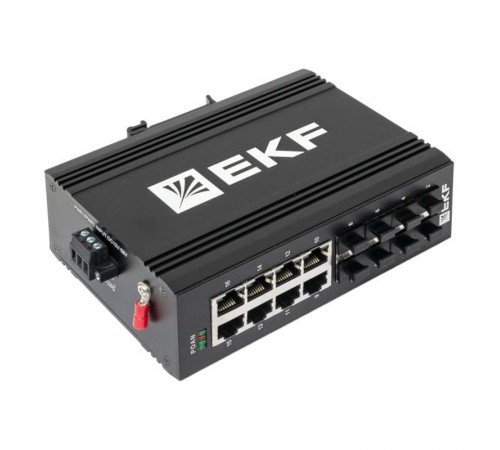 Промышленный неуправляемый коммутатор U-8GX/SFP-8GT, 8 портов 1000Base-X SFP, 8 портов 10/100/1000Base-T(X) RJ45, монтаж на динрейку TSX TSX-U-8GX/SF